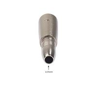 Hemobllo Adattatore Audio Xlr Maschio a Jack 6.35Mm per Microfono e Connettore Professionale per Audio Adattatore Compatto per Home