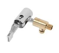 Hemobllo Adattatore Gonfiaggio Rapido Pneumatici in Rame e Inox Connettore Auto Camion Portatile Autobloccante Accessorio Tubo Pompa Gonfiatore Outdoor