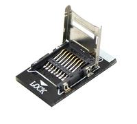 Hemobllo Adattatore Per Scheda Modulo Slot Per Card Molex Deck Piastra Placcata in Oro Nero