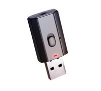 Hemobllo Adattatore Wireless 4 in 1 Jack 3.5mm USB Trasmettitore e Ricevitore Audio a Radio Frequenza 5.0 Portatile e Leggero per Auto e Stereo Domestico