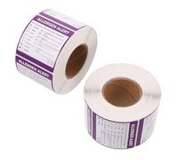 Hemobllo Adesivi Informativi Sulle Allergie Alimentari 2 Pollici Pezzi di Etichette di Avvertenza sugli Allergeni per Confezioni Etichette Adesive per Gestione Sicurezza Alimentare in