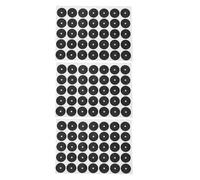 Hemobllo Adesivi per Punti da Biliardo 3 Pezzi Segnapunti Adesivo per Tavolo da Biliardo Nero, Accessori per Esercizi di Allenamento e Partite Ufficiali Sala Giochi e Bar