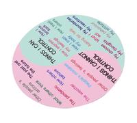 Hemobllo Adesivo Magnetico Emozioni Ruota dei Sentimenti per Decorazione Casa e Ufficio in Pvc e Gomma Trasparente per Superfici Multiple