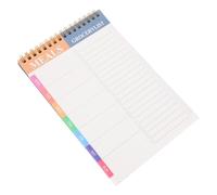 Hemobllo Agenda Giornaliera A5 Blocco Note per Programmare Lista delle Cose da fare e Promemoria Staccabili Planner Settimanale e Mensile per Ufficio Scuola e Uso Domestico Carta