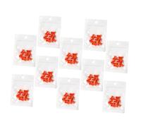 Hemobllo Ago Per Di Colla Per Ciglia e Perno Antibloccaggio Tappi 100 Pezzi in Plastica e Metallo Accessori Per Extension Ciglia Uso Salone e Casa