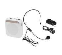 Hemobllo Amplificatore Vocale Portatile in Metallo Microfono Integrato, Amplificatore Audio Compatto Comodo Da Utilizzare, Per Insegnamento, Guide Turistiche e Conferenze All’aperto