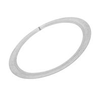 Hemobllo Anello di Ferro per Stufa a Legna, Accessorio in Ferro Argento, Design Versatile e Resistente per Esperienza di Combustione Migliorata