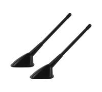 Hemobllo Antenna Decorativa in Plastica Nera Leggera 2 Pezzi per Veicoli Installazione Facile Design Moderno alla Moda Adatta a Camion e Veicoli