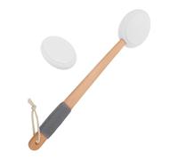 Hemobllo Applicatore per Lozione Corpo con Manico lungo Ergonomico Spazzola Morbida per Autoabbronzante e Idratazione Uniforme Strumento Multifunzione per Crema Gel e Medicazioni Adatto