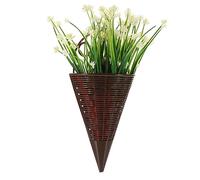 Hemobllo Artificiali da Appendere Rattan con Decorazione Perd Esterni