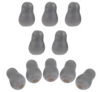 Hemobllo Auricolari Sostituibili per Stetoscopio 10 Pezzi in Pvc Grigio, Ricambi Comodi e Leggeri per Uso Medico in Ospedale e Clinica, Tappi per Orecchie Piccoli Qualità Audio Ottimale