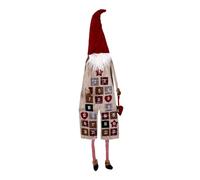 Hemobllo Avvento Natalizio Volto in con Cappello Rosso Decorazione Appesa per Festa Natale per Adulti