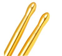 Hemobllo Bacchette Batteria in Lega Alluminio per Percussioni Testa per Colpi Veloci Resistenti e Potenti per Jazz e Rock