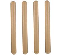 Hemobllo Bacchette Bordi Arrotondati 4 Pezzi in Legno Percussioni Strumenti Musicali Educativi per Insegnare Ritmo e Sviluppare Senso la Casa per Ragazza Studenti