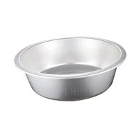 Hemobllo Bacinella in Alluminio Spesso 30 Cm, Vasca a Fondo Piatto per Lavaggio Frutta e Verdura, Contenitore Multifunzionale per Cucina Domestica, Accessorio Stabile e Pratico per Uso