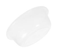 Hemobllo Bacinella Lavatoio in Plastica Trasparente per Lavaggio Piedi e Viso, Grande Capacità, Multifunzionale, Design Semplice