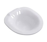 Hemobllo Bacinella Sitz Bath Bianca per Donne Gravidanza e Anziani Capacità Antiscivolo con Sfiato Lavabo Postpartum per Facile Appendere e