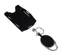 Hemobllo Badge Identificativo per Ufficio Custodia Elegante e Protettiva per Tesserini e Carte Identità Design Sophisticated per Tue Carte