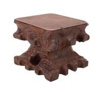 Hemobllo Base Quadrata in Legno Massiccio per Piccolo e Bonsai Supporto da per Piante Orientali