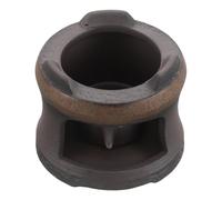 Hemobllo Base Riscaldante per Teiera in Ceramica Stile Giapponese Fornello Portatile senza Elettricità con Supporto per Candela Tealight Design Rustico Minimalista per Mantenere Caldo Tè