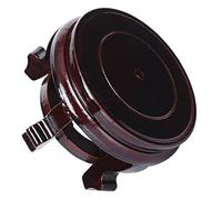 Hemobllo Base Rotonda in Legno per Supporto per Decorativo da Arredamento da Scrivania Portabottiglie in Legno Portaoggetti
