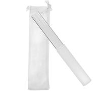 Hemobllo Bastone per Ciotola Tibetana in Acrilico Bianco, Comodo da Impugnare e Portatile, per Relax e Doni Spirituali, Design Semplice e Lavorazione