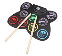 Hemobllo Batteria Elettronica Portatile Roll up in Silicone Per Ragazzo Ragazza e Principianti Kit Percussioni Pratica Compatto e Leggero Collegabile Amplificatore o Cuffie Strumento Musica