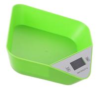 Hemobllo Bilancia da Cucina Digitale Alimentare Ciotola Integrata Precisione 1 G Portatile Compatta per Pesare Farina e Dolci per Cucina e Forno senza Batterie Colore Verde