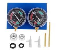 Hemobllo Bilanciatore Vacuometro per Carburatore Cilindri Sincronizzatore Facile con Manometro Precisione su Base per Performance Ottimali