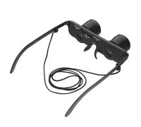 Hemobllo Binocolo Leggero da Pesca Lente D’Ingrandimento 3X Regolabile Occhiali Binoculari Portatili per Birdwatching Concerti e Visite Turistiche Design Compatto Resistente alle