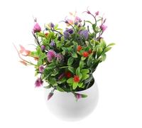 Hemobllo Bonsai Realistico Artificiale da Tavolo per Casa e Ufficio | Piante Artificiali Decorative in Schiuma, PP e Pvc, Base Stabile, senza Annaffiatura Né Concime