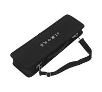 Hemobllo Borsa Custodia per Melodica 32 Tasti in Tela Nera con Manico Ergonomico e Protezione Rigida per Tastiera Air Piano per Performance e Viaggi