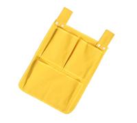 Hemobllo Borsa Da Appendere Per Ragazza in Tela Organizer Per Culla Tasche Contenitore Per Giocattoli e Oggetti Colore Giallo