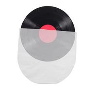 Hemobllo Borsa per CD per in Vinile 50 Pezzi Buste per Vinile Interne da 10 Pollici Sacchetti di Plastica per Custodia per CD CD AntiGraffio