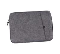 Hemobllo Borsa Porta Laptop in Tessuto Protettivo Sottile e Leggera con Manico Organizer Multifunzione per Computer Portatile 133 Pollici per Viaggi e Lavoro Grigio Scuro