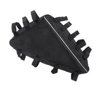 Hemobllo Borsa Triangolare per Bici Resistente Oxford Copertura per Batteria Bici Grande capacità Installazione Facile per Ciclismo e Campeggio