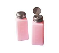 Hemobllo Bottiglia a Pompa 200ml in Plastica Rosa per Alcol Isopropilico, Facile da Pulire senza Inquinamento Ambientale, per Uso Chimico e Pulizia