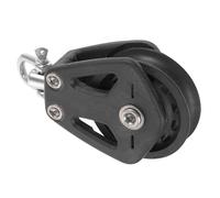 Hemobllo Bozzello a Puleggia per Vela Singola in Nylon Testa Girevole e Cuscinetti, Struttura Resistente in Acciaio, Accessorio per Barca a Vela e Sport Nautici Stile Casuale