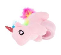 Hemobllo Bracciale Slap Unicorno Morbido per Braccialetti Leggeri in Peluche con Decorazione per Feste Compleanno e Party Favor per Ragazzi e Ragazze