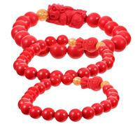 Hemobllo Braccialetto Di Perline Etnico Pittura a, Set Da 3 Pezzi, Gioielli Buddha Unisex Per Club, Feste e Regali Personalizzati