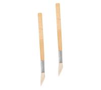 Hemobllo Brunitoio in Agata con 2 Pezzi Strumento per Lucidare Gioielli Kit Lucidatura Ergonomico Utensile per Levigare Gioielli Fai da Te Comodo e Sicuro