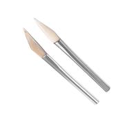 Hemobllo Brunitoio in Agata Naturale con Manico 2 Pezzi, Strumento per Lucidare Gioielli in Metallo, Levigatura Precisa per Hobbisti e Artigiani, Uso Fai-da-Te per Manutenzione Gioielli