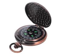 Hemobllo Bussola tascabile: bussola da escursionismo portatile in lega di zinco - stile orologio da tasca vintage, strumento di navigazione per attività all'aperto, escursionismo e campeggio