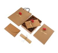 Hemobllo Busta di San Valentino Set Carta da Lettere e Buste, Rosso, Carta e Plastica, per Scrivere Lettere, Regalo per San Valentino