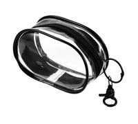 Hemobllo Busta Trasparente in Pvc per Gioielli Cavi di Ricarica e Oggetti da Viaggio Organizer Leggero e Resistente per Sport Concerti e Uso Quotidiano