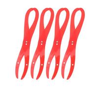Hemobllo Calibro 4 Pezzi Gambe Curve in Plastica per Ceramica e Argilla, Misurazione Interna ed Esterna per Studi Artistici e Sculture in Argilla