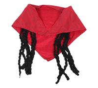 Hemobllo Cappello da Pirata per Donna con Parrucca Intrecciata Berretto Cosplay Adulto per Halloween e Spettacoli Teatrali Accessori Pirata per Feste a Tema e Carnevale