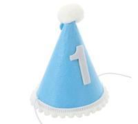 Hemobllo Cappello Decorativo Blu per Non Tessuto e Compleanno Accessorio Festa Prop Dolci per Feste di Compleanno
