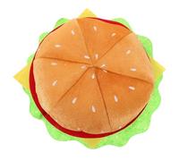 Hemobllo Cappello Hamburger Divertente Non Tessuto Leggero | Cappelli da Cuoco, Comodo e Delicato sulla Pelle, per Carnevale e Capodanno, Stile Carino