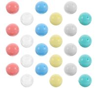 Hemobllo Capsule per Distributori Automatici da 25 MM Mini Capsule Giocattolo Rotonde Trasparenti e Colorate Set da 30 Pezzi per Fai da Te Bomboniere Giochi di Fortuna e Decorazioni